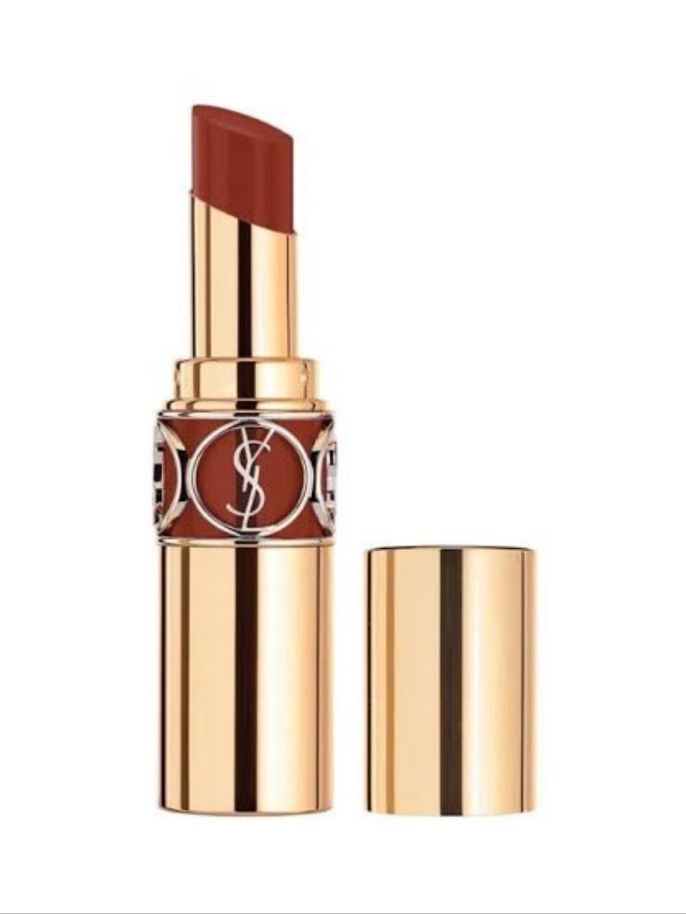 BURNT ZELLIGE 122 Yves Saint Laurent YSL Rouge Volupté Shine Oil-In-stick - Picture 2 of 8